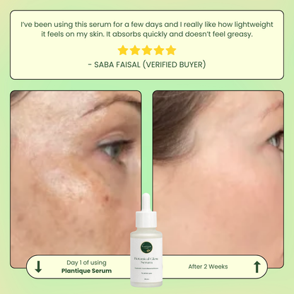 Botanical Glow Serum                       Say Goodbye to Acne & Oily Skin – Without Any Greasy Feel
